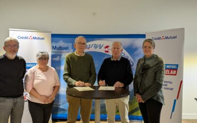 Parrainage avec le CREDIT MUTUEL Savoie Mont Blanc